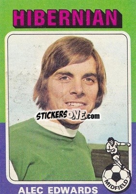Cromo Alex Edwards - Scottish Footballers 1975-1976
 - Topps