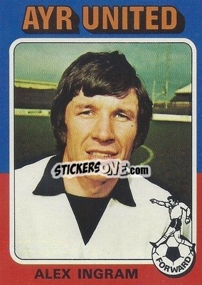 Sticker Alex Ingram - Scottish Footballers 1975-1976
 - Topps