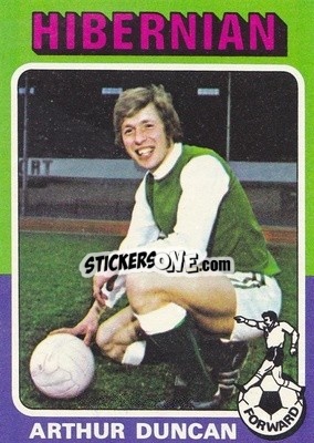 Sticker Arthur Duncan - Scottish Footballers 1975-1976
 - Topps