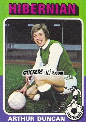 Sticker Arthur Duncan - Scottish Footballers 1975-1976
 n. 61 - Topps