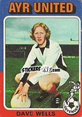 Sticker Dave Wells - Scottish Footballers 1975-1976
 n. 4 - Topps