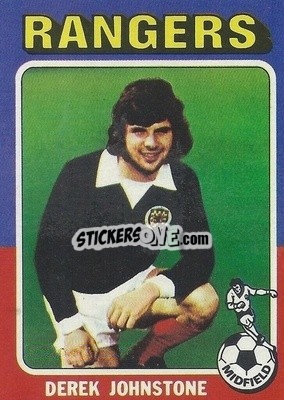 Sticker Derek Johnstone - Scottish Footballers 1975-1976
 - Topps