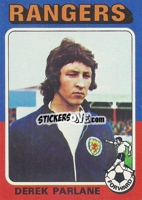 Cromo Derek Parlane - Scottish Footballers 1975-1976
 - Topps