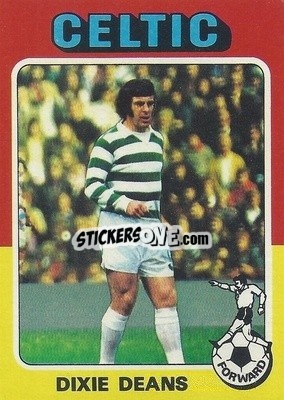 Sticker Dixie Deans - Scottish Footballers 1975-1976
 n. 40 - Topps