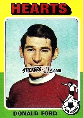 Sticker Donald Ford - Scottish Footballers 1975-1976
 n. 22 - Topps