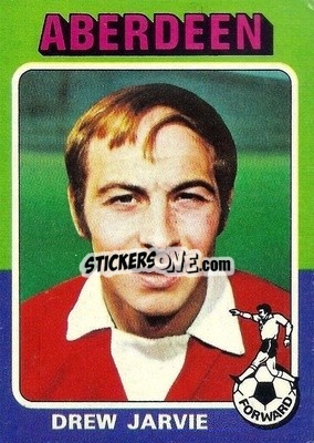 Cromo Drew Jarvie - Scottish Footballers 1975-1976
 - Topps