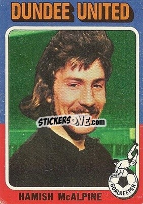 Sticker Hamish McAlpine - Scottish Footballers 1975-1976
 - Topps