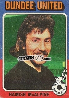 Sticker Hamish McAlpine - Scottish Footballers 1975-1976
 n. 10 - Topps