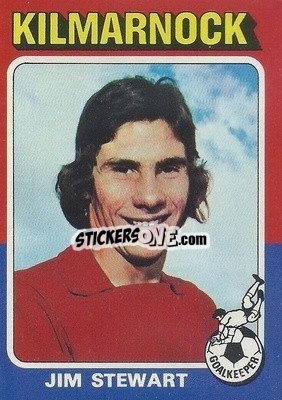 Cromo Jim Stewart - Scottish Footballers 1975-1976
 n. 29 - Topps