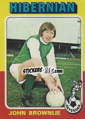 Cromo John Brownlie - Scottish Footballers 1975-1976
 - Topps