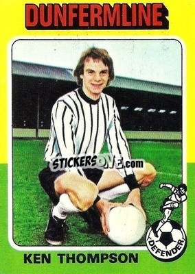 Cromo Ken Thomson - Scottish Footballers 1975-1976
 - Topps