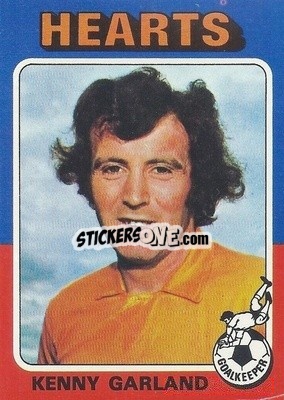 Sticker Kenny Garland - Scottish Footballers 1975-1976
 - Topps