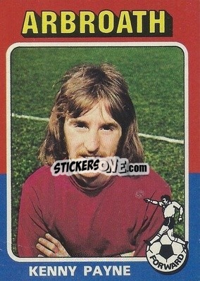 Sticker Kenny Payne - Scottish Footballers 1975-1976
 - Topps