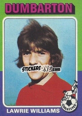 Sticker Lawrie Williams - Scottish Footballers 1975-1976
 n. 45 - Topps