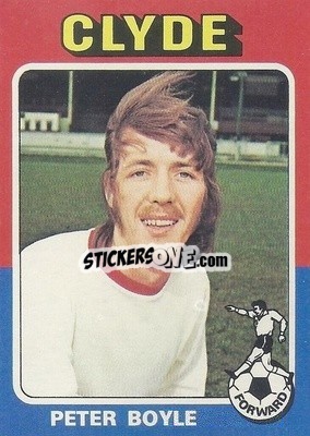 Sticker Peter Boyle - Scottish Footballers 1975-1976
 - Topps