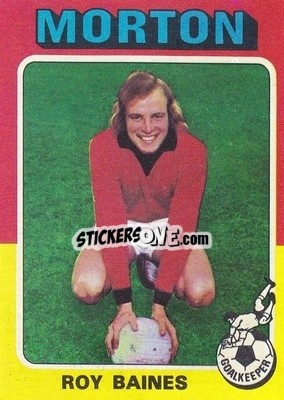Sticker Roy Baines - Scottish Footballers 1975-1976
 - Topps