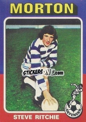 Cromo Steve Ritchie - Scottish Footballers 1975-1976
 - Topps