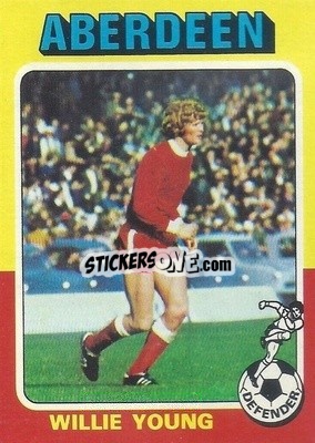 Figurina Willie Young - Scottish Footballers 1975-1976
 n. 37 - Topps