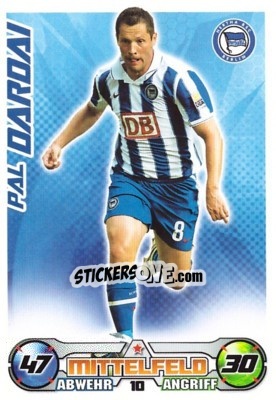 Cromo PAL DARDAI - German Football Bundesliga 2009-2010. Match Attax - Topps