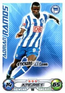 Sticker ADRIAN RAMOS - German Football Bundesliga 2009-2010. Match Attax - Topps