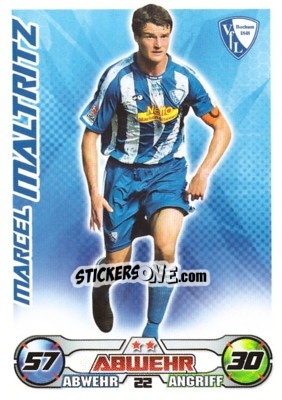 Cromo MARCEL MALTRITZ - German Football Bundesliga 2009-2010. Match Attax n. 22 - Topps