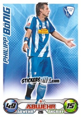 Sticker PHILIPP BöNIG - German Football Bundesliga 2009-2010. Match Attax - Topps