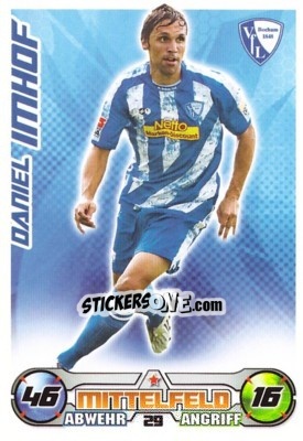 Sticker DANIEL IMHOF - German Football Bundesliga 2009-2010. Match Attax n. 29 - Topps