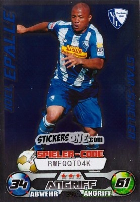 Sticker Joel Epalle - German Football Bundesliga 2009-2010. Match Attax n. 34 - Topps
