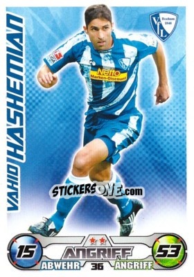 Sticker VAHID HASHEMIAN - German Football Bundesliga 2009-2010. Match Attax - Topps
