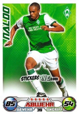Sticker NALDO - German Football Bundesliga 2009-2010. Match Attax n. 39 - Topps