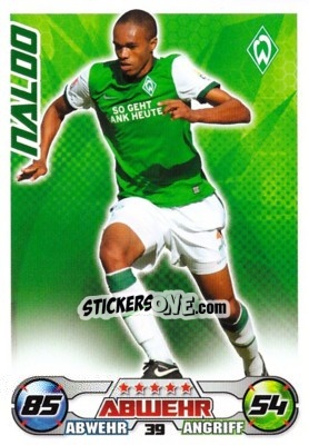 Sticker NALDO - German Football Bundesliga 2009-2010. Match Attax - Topps