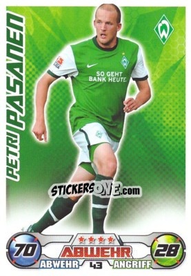 Sticker PETRI PASANEN - German Football Bundesliga 2009-2010. Match Attax - Topps