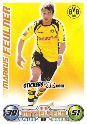 Figurina MARKUS FEULNER - German Football Bundesliga 2009-2010. Match Attax n. 62 - Topps