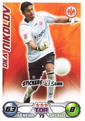 Figurina OKA NIKOLOV - German Football Bundesliga 2009-2010. Match Attax n. 73 - Topps