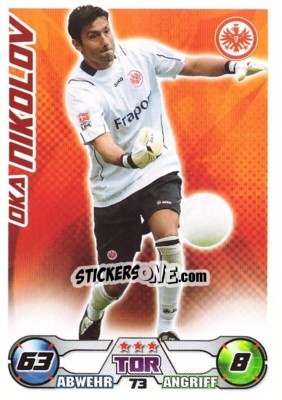 Sticker OKA NIKOLOV - German Football Bundesliga 2009-2010. Match Attax - Topps