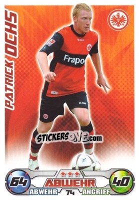 Sticker PATRICK OCHS - German Football Bundesliga 2009-2010. Match Attax n. 74 - Topps