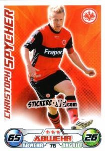 Sticker CHRISTOPH SPYCHER - German Football Bundesliga 2009-2010. Match Attax n. 76 - Topps