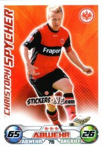 Cromo CHRISTOPH SPYCHER - German Football Bundesliga 2009-2010. Match Attax - Topps