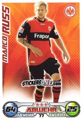 Sticker MARCO RUSS - German Football Bundesliga 2009-2010. Match Attax n. 77 - Topps