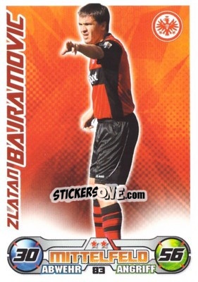 Sticker ZLATAN BAJRAMOVIC - German Football Bundesliga 2009-2010. Match Attax n. 83 - Topps