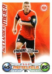 Sticker ALEXANDER MEIER - German Football Bundesliga 2009-2010. Match Attax n. 84 - Topps