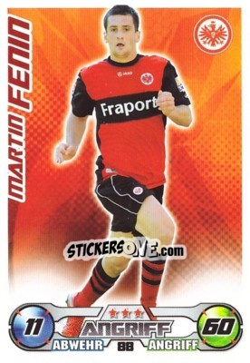 Sticker MARTIN FENIN - German Football Bundesliga 2009-2010. Match Attax n. 88 - Topps