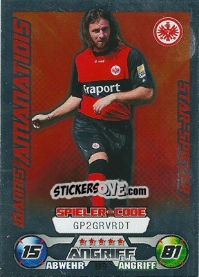 Sticker Ioannis Amanatidis - German Football Bundesliga 2009-2010. Match Attax n. 89 - Topps