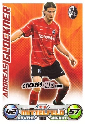 Figurina ANDREAS GLOCKNER - German Football Bundesliga 2009-2010. Match Attax - Topps