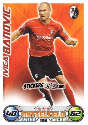 Cromo IVICA BANOVIC - German Football Bundesliga 2009-2010. Match Attax - Topps