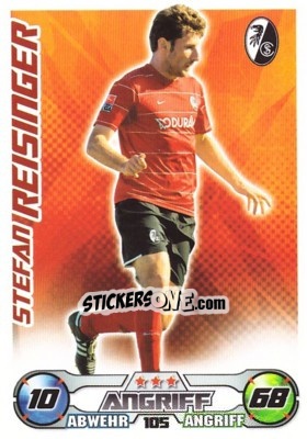 Sticker STEFAN REISINGER - German Football Bundesliga 2009-2010. Match Attax - Topps