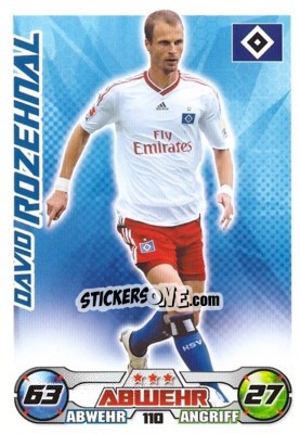 Sticker DAVID ROZEHNAL - German Football Bundesliga 2009-2010. Match Attax - Topps