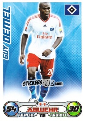 Sticker GUY DEMEL - German Football Bundesliga 2009-2010. Match Attax n. 112 - Topps