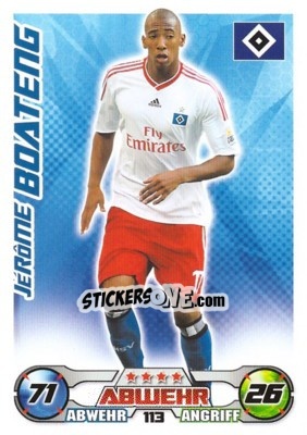 Sticker Jérôme Boateng - German Football Bundesliga 2009-2010. Match Attax n. 113 - Topps