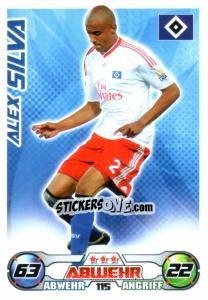 Cromo ALEX SILVA - German Football Bundesliga 2009-2010. Match Attax n. 115 - Topps